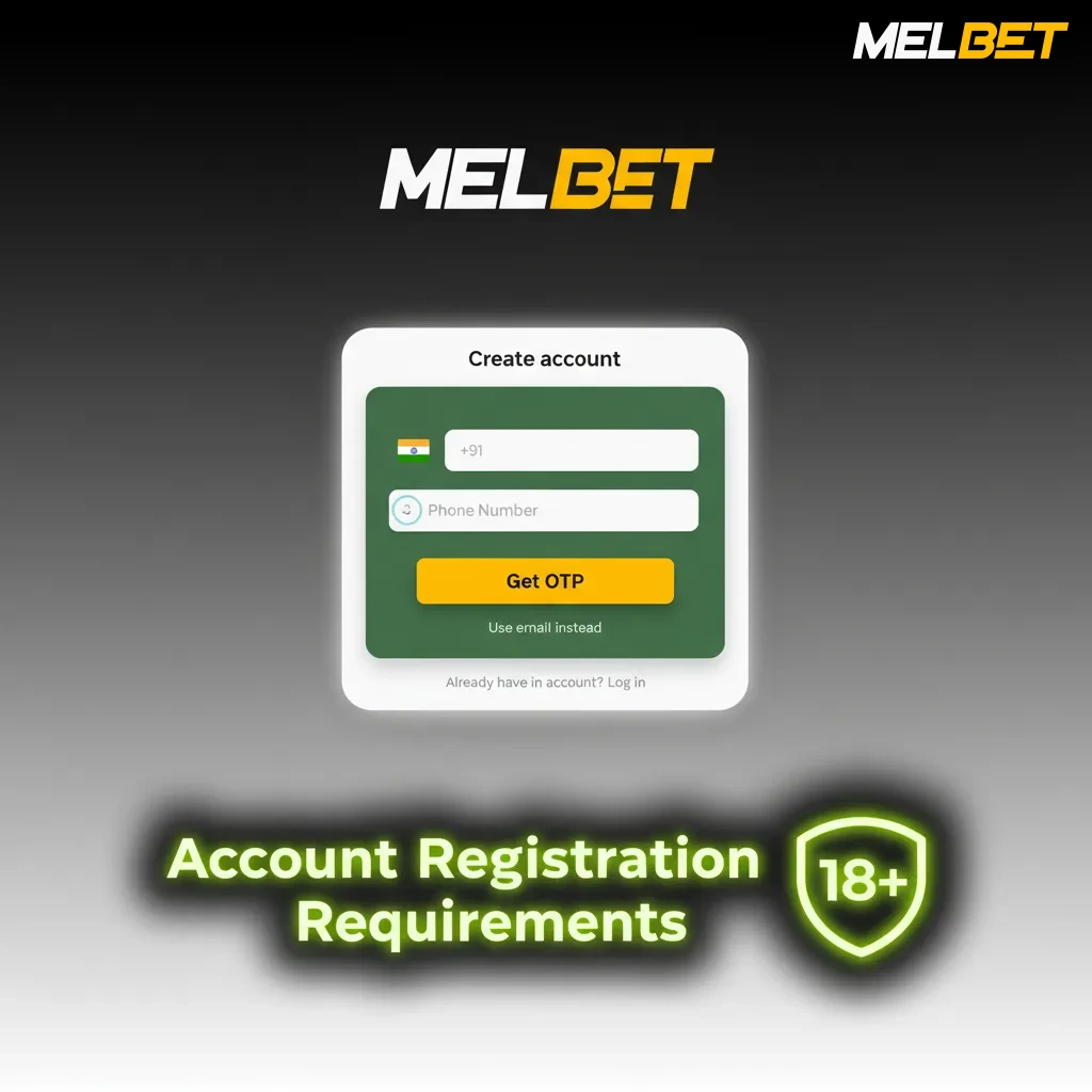 Account registration rules: India; 18+; real details; one per user/device; KYC for payments; Indian phone/email; accept T&C.